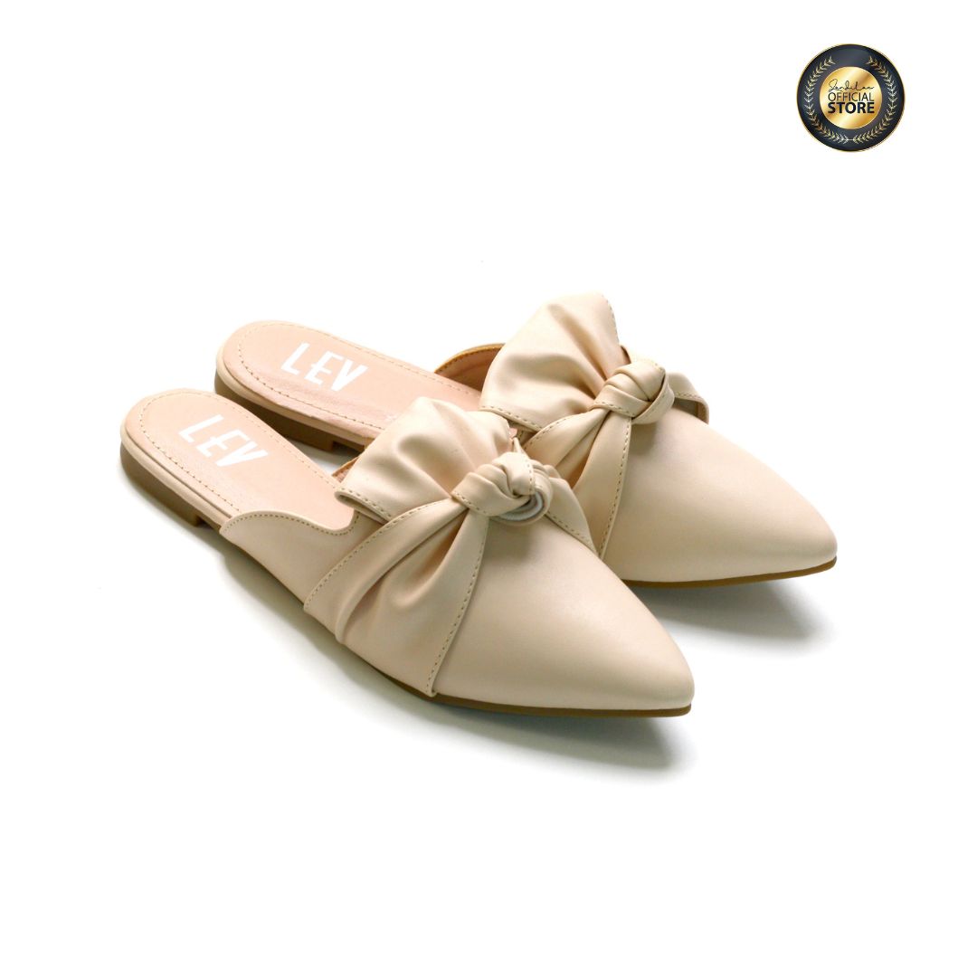 ZANDILAC LEV By Zandilac - Sepatu Flatshoes Wanita Dewasa CH241283WD - KREM