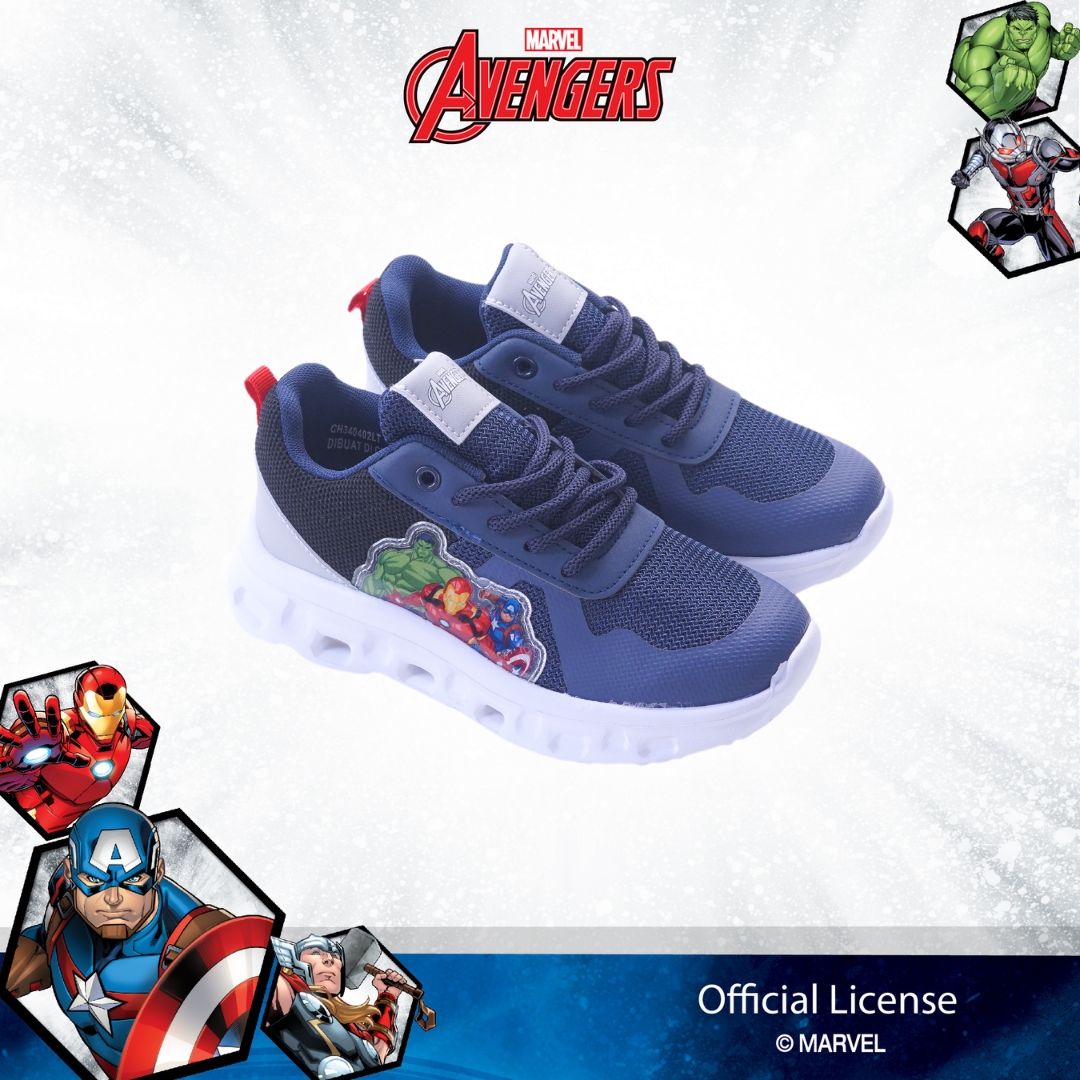ZANDILAC AVENGERS - SEPATU SNEAKERS ANAK LAKI TANGGUNG CH340402LT - BIRU PATRIOT by Zandilac