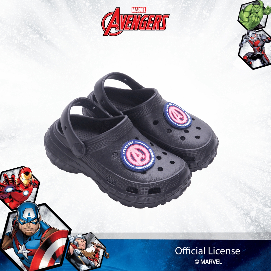 ZANDILAC AVENGERS - SANDAL BAKPAO LAKI ANAK CH730174LK HITAM by Zandilac