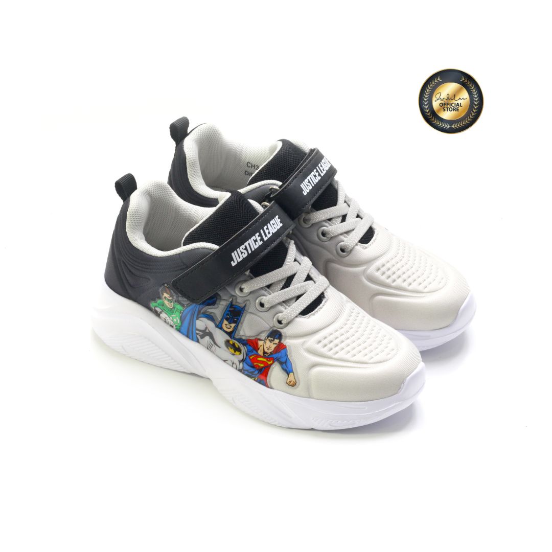 ZANDILAC AVENGERS - SEPATU SNEAKERS ANAK LAKI TANGGUNG CH340373LT HITAM/PUTIH by Zandilac