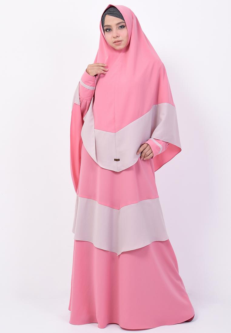 ZAYIDAN Queenza Baju Gamis Wanita Zayidan Fatimah - Pink