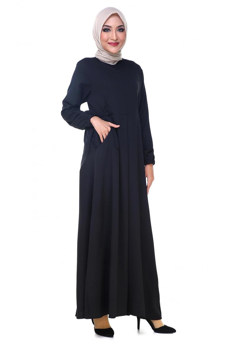 ZAYIDAN Dress Gamis Namira - Hitam