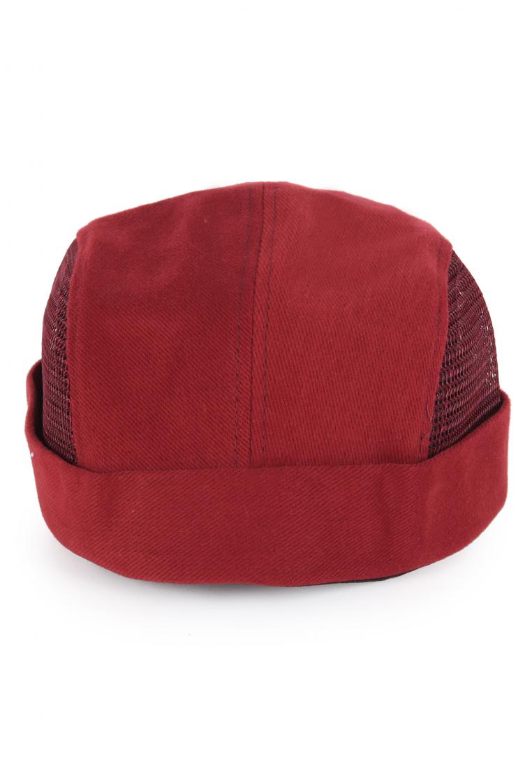 Zayidan Peci Topi Muslim Pria Mikihat Jaring - Maroon