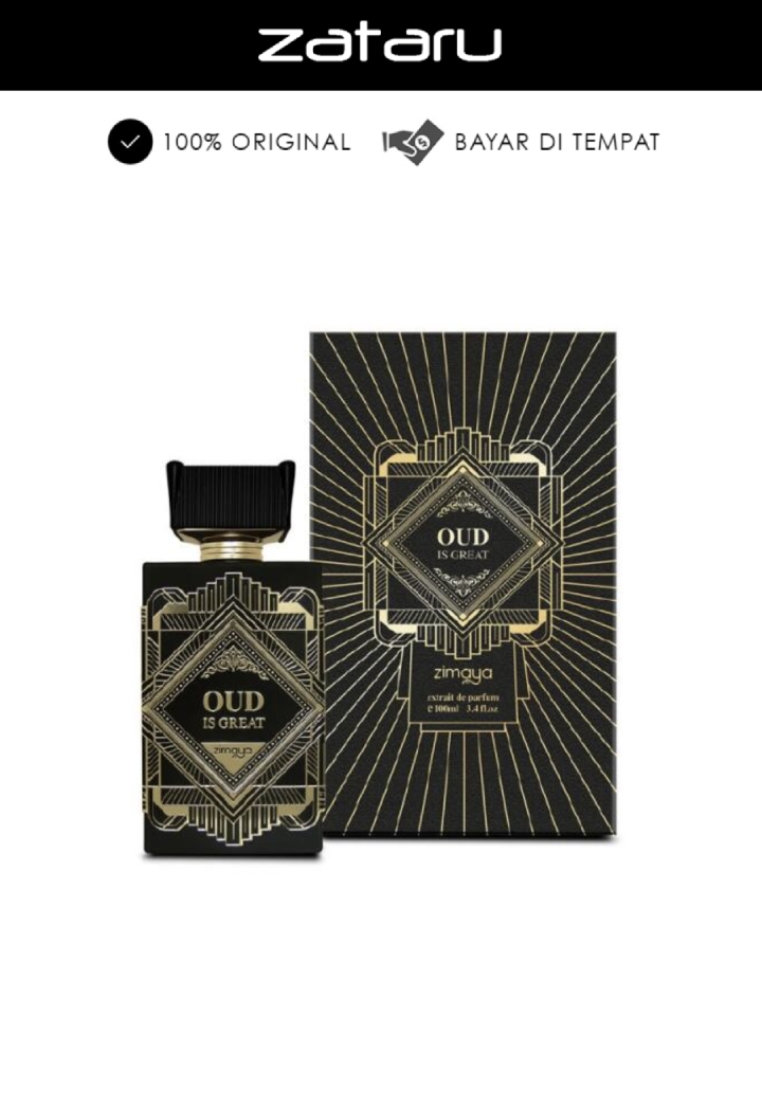 Zimaya Oud Is Great Unisex EDP - 100 ML (Parfum Unisex)