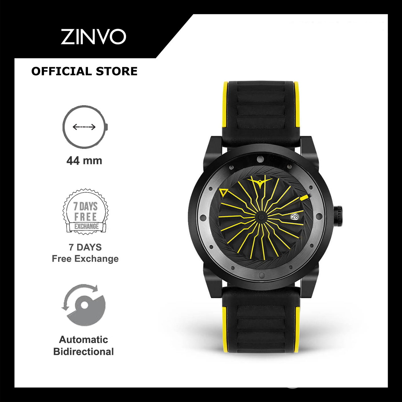 Zinvo Blade Stinger Jam Tangan Pria Automatic Analog