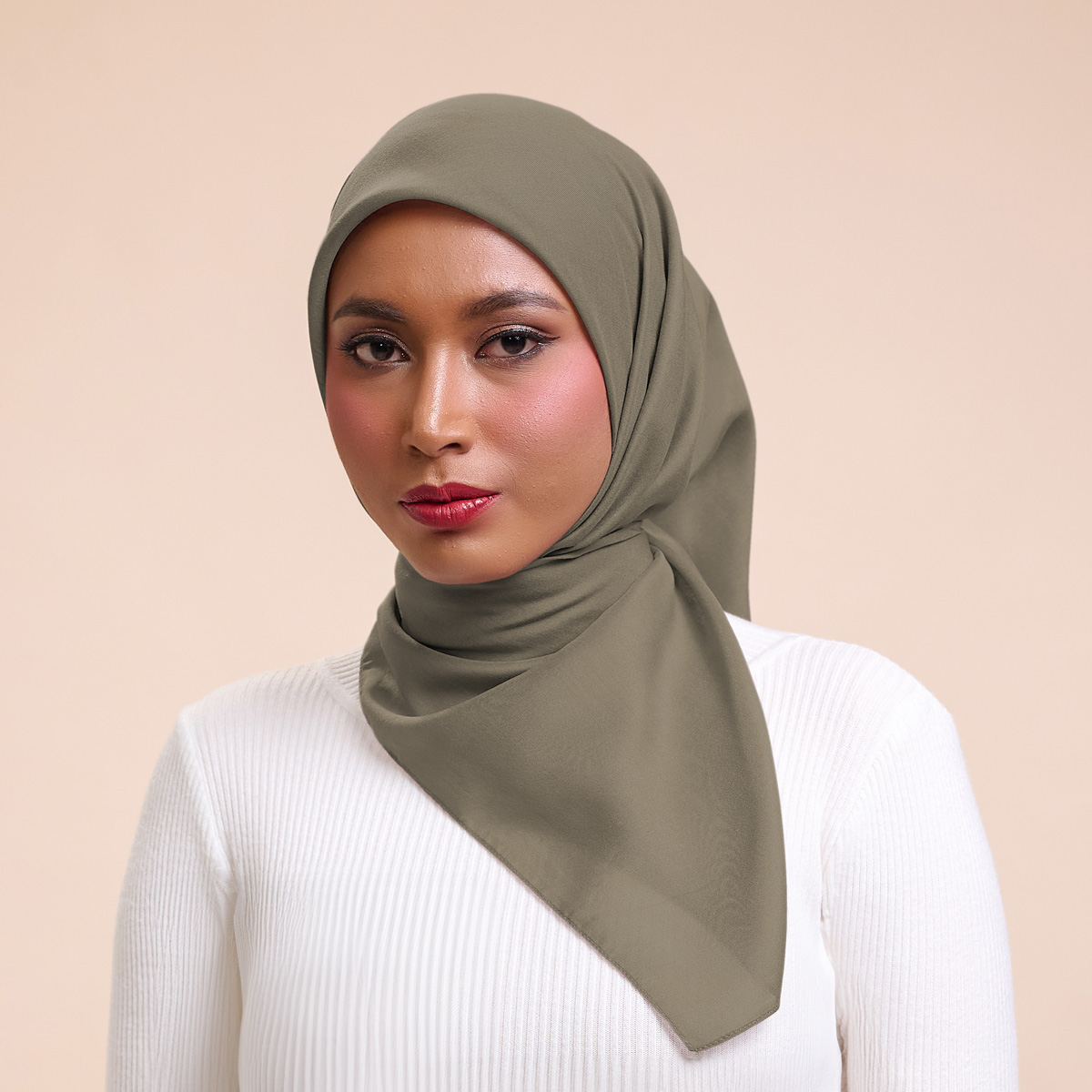 ZM Zaskia Mecca - Shera Ash Hijab Ultrafine Voal Shiny - Kerudung Segi Empat Wangi Premium