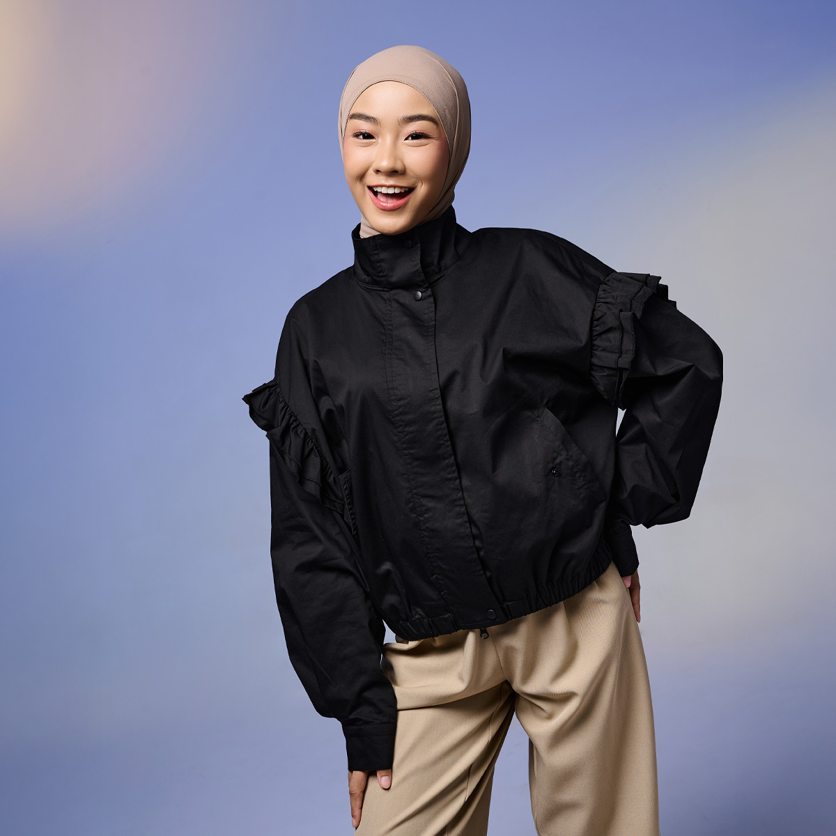 ZM Zaskia Mecca Dovely Black Jacket
