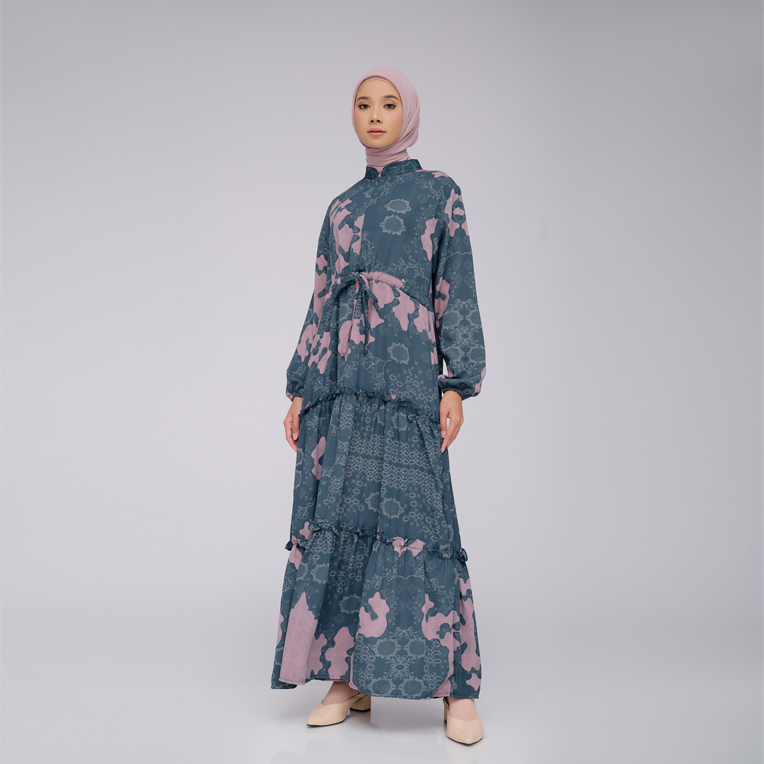 ZM Zaskia Mecca - Vivel Navy Gamis - Romansa Khatulistiwa - Edisi Majegau