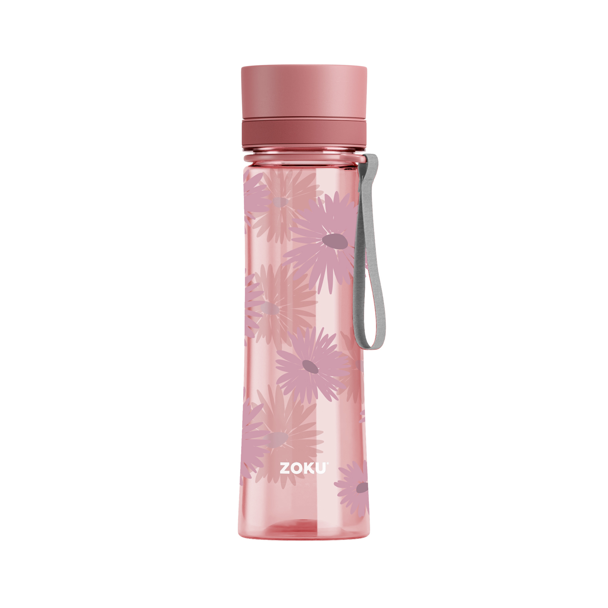Zoku Water Bottle Eastman Tritan 20oz - Pink - Botol Minum Plastik, Botol Minum Anak, Botol Minum De