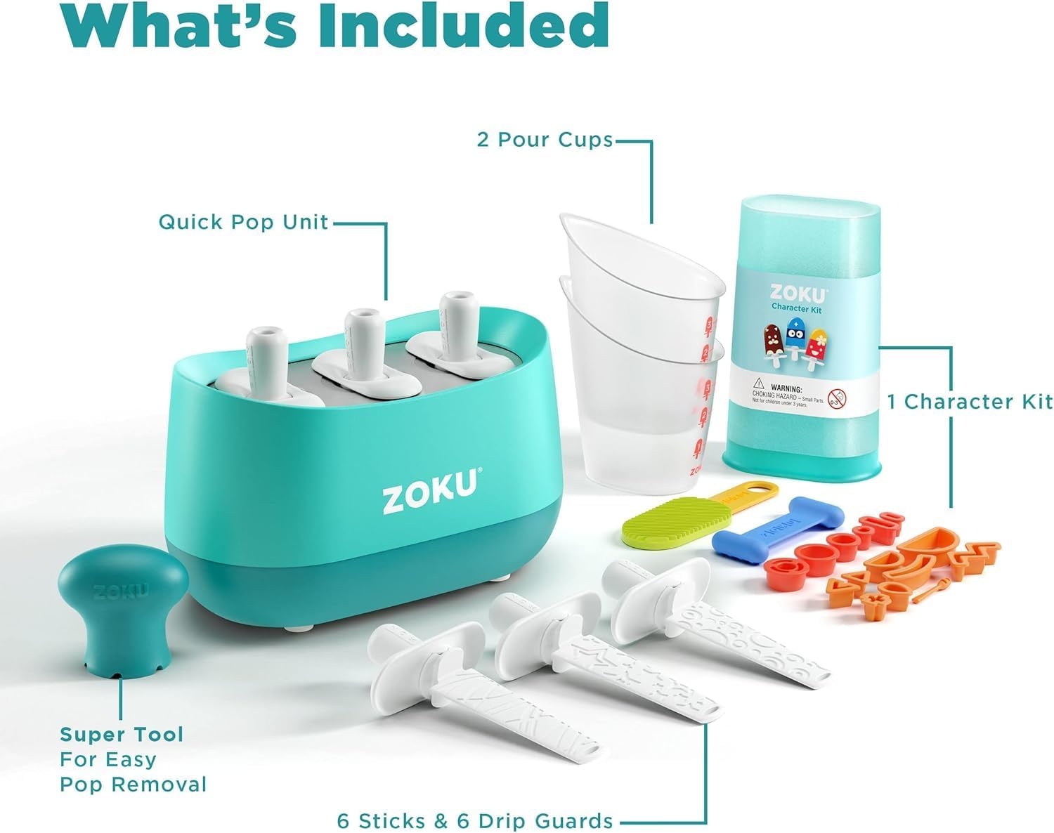 Zoku Quick Pop Maker - Alat Pembuat Es Krim Stick Instant