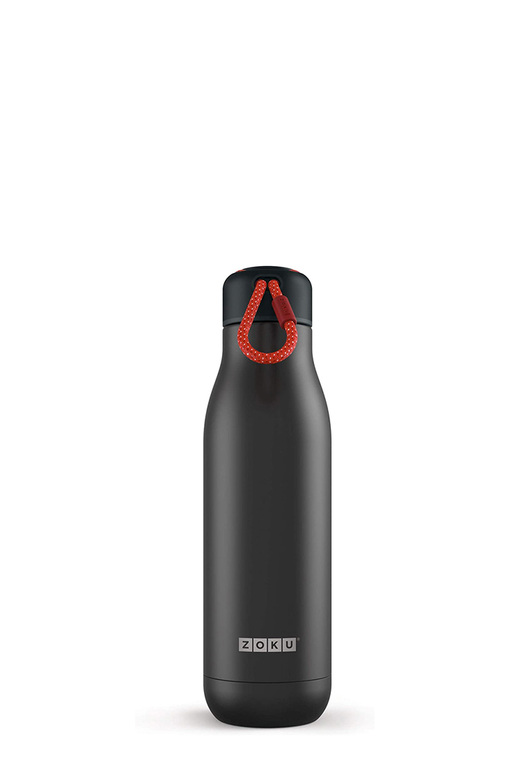 Zoku Black 25oz Stainless Bottle - Botol Minum Termos,  Botol Minum Tahan Panas Dingin