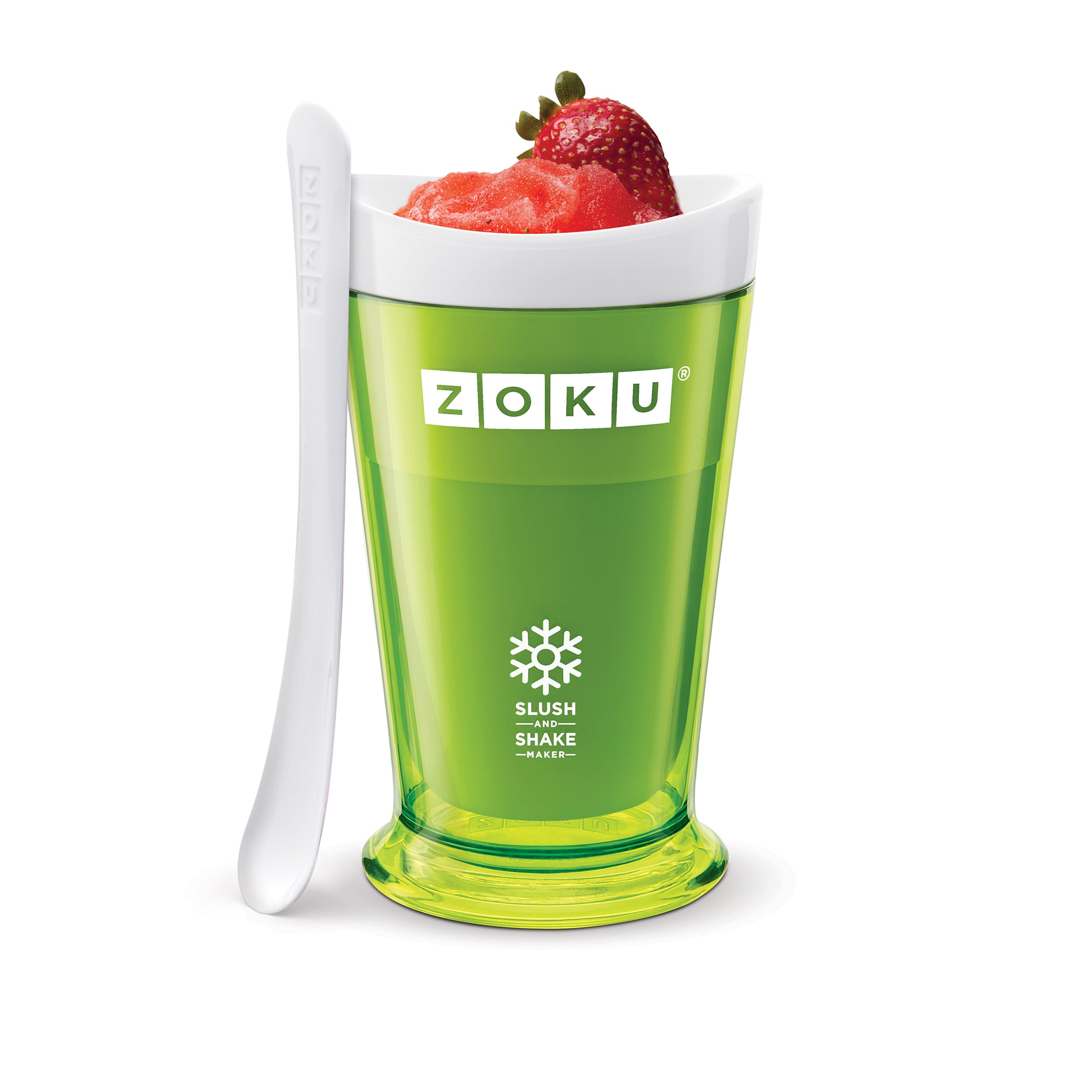 Zoku Green Slush/Shake Maker - Alat Pembuat Es Serut Instan