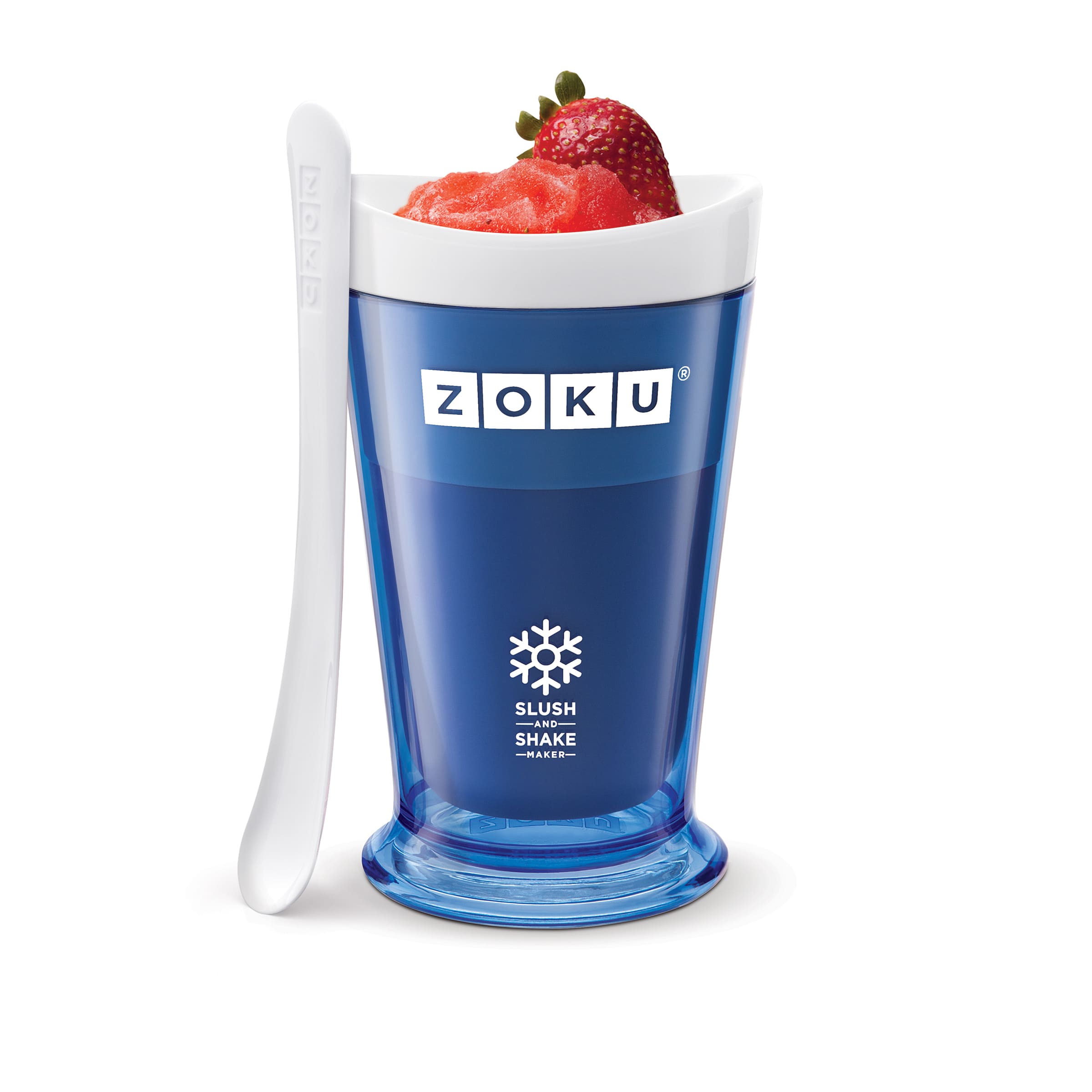 Zoku Blue Slush/Shake Maker - Alat Pembuat Es Serut Instan