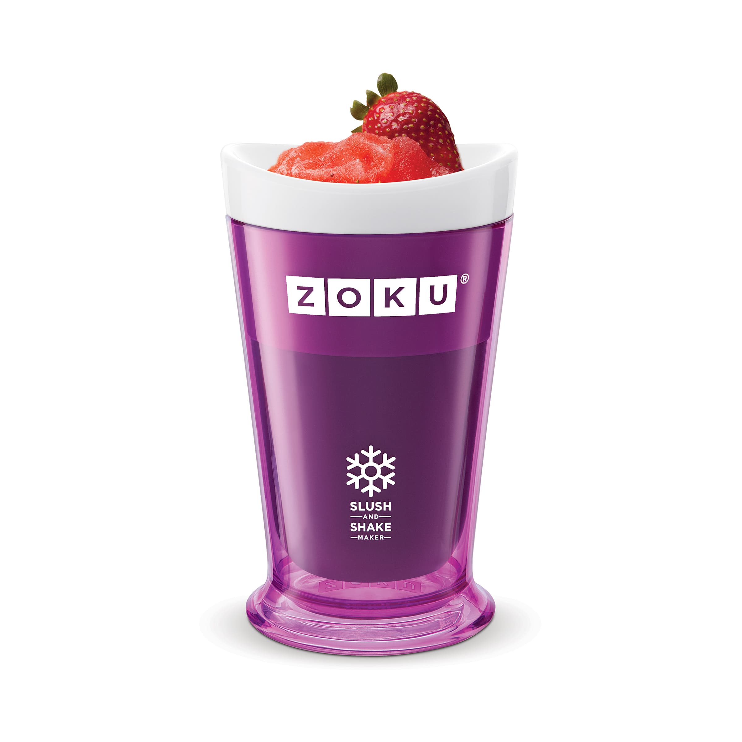 Zoku Purple Slush/Shake Maker - Alat Pembuat Es Serut Instan